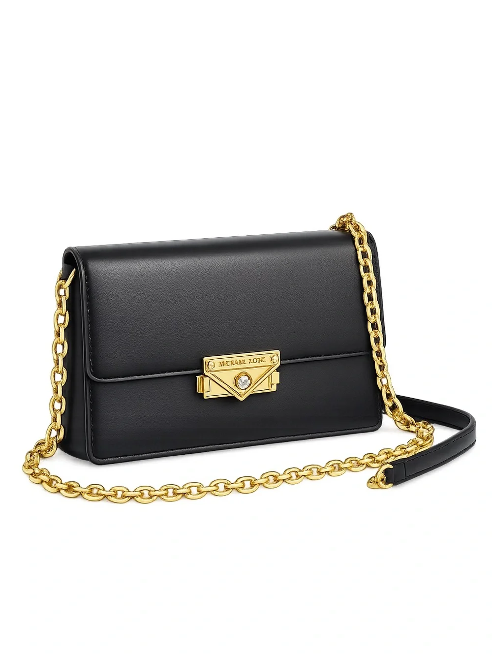 Michael Kors Black Leather Chain Crossbody| Timeless | Great Condition